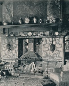 Peis i biblioteket til Mr. Louis C. Tiffany, 1897 av Unbekannt