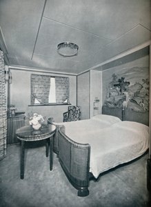 Førsteklasses Cabin de Luxe om bord på Victoria, 1931 av Unbekannt