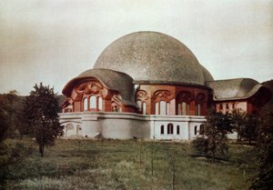 Første Goetheanum, sørfra forfra, Dornach, Sveits, 1922 av Unbekannt