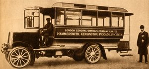 Første L.G.O.C. Motorbuss, 1904, 1933. av Unbekannt