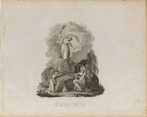 Første utgave av Requiem i d-moll, K. 626 av Wolfgang Amadeus Mozart, ca. 1800. av Unbekannt
