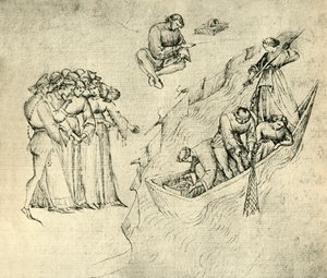 Fiskere, midten av 1400-tallet, 1943. av Unbekannt