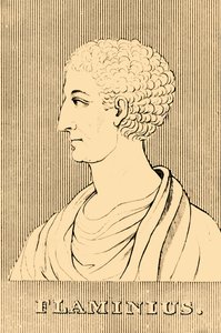 Flaminius, c229-174 f.Kr., 1830. av Unbekannt