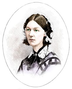 Florence Nightingale 1820-1910, britisk sykepleier av Unbekannt