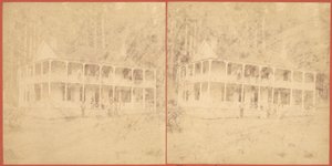 Flume House, Santa Cruz Mountains, 1860-tallet. av Unbekannt