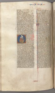 Fol. 249v, Song of Songs, historisk initial O, the Virgin and Child, ca. 1275-1300. av Unbekannt