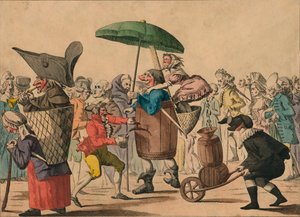 Folies De Carnaval, slutten av 1700-begynnelsen av 1800-tallet. av Unbekannt