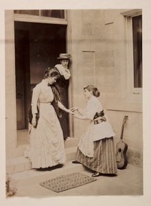 "Spåkone", ca 1895 av Unbekannt