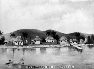 Stiftelsen av Cienfuegos, 1819, 1920-tallet av Unbekannt