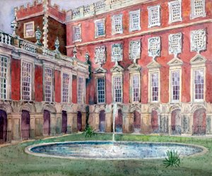 Fontene ved Hampton Court Palace av Unbekannt