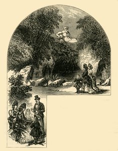 Fontene i Surrey Gardens, c1878. av Unbekannt
