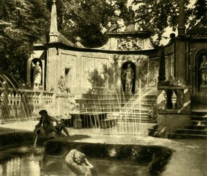 Fontener, Hellbrunn Palace, Salzburg, Østerrike, c1935. av Unbekannt