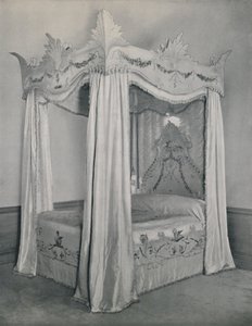 Fire-stolper seng, 1933. av Unbekannt