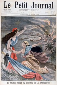 Frankrike bistår Martinique, 1902 av Unbekannt