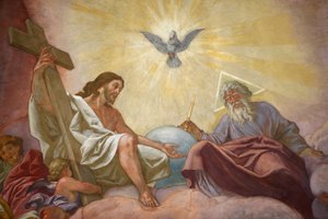 Fransiskanerkirken i Wien Jesus, Gud og den hellige ånd, Wien, Østerrike av Unbekannt