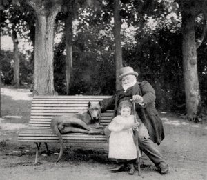 Francisque Sarcey , fransk journalist og dramakritiker, 1895 av Unbekannt