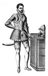 Francois, hertugen av Anjou og Alencon, i pansrede rustninger, 1500-tallet, 1870 av Unbekannt