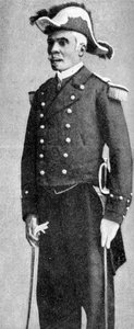 François C. Antoine Simon, president i Haiti, kledd som admiral, 1922 av Unbekannt