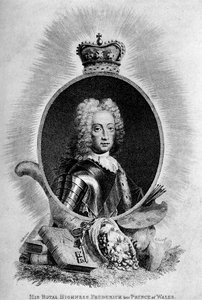 Frederick Louis 1707-1751, prins av Wales, 1700-tallet 1912 av Unbekannt