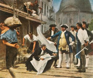 Frederick William I bygger Berlin, 1936. av Unbekannt