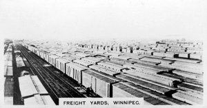 Fraktgårder, Winnipeg, Manitoba, Canada, ca 1920-tallet av Unbekannt