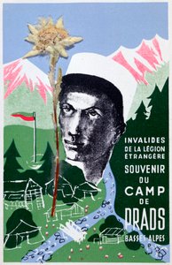 French Foreign Legion postkort, 1900-tallet av Unbekannt