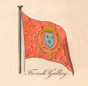 French Galley, 1838 av Unbekannt