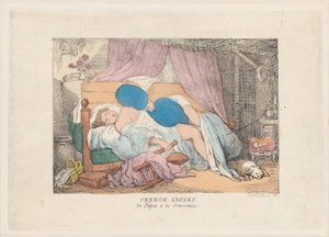 Französischer Luxus, oder Repos à la Française, 1800-20 von Unbekannt