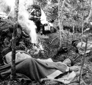 Fransk Maquis leir, Frankrike, 1940-1944 av Unbekannt