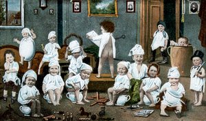 Fransk postkort, c1900 av Unbekannt