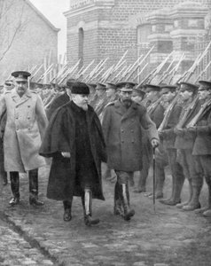 Frankrikes president Raymond Poincare og kong George V, desember 1914. av Unbekannt