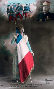 Fransk postkort fra første verdenskrig, 1914-1918 av Unbekannt