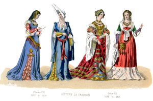 Fransk kostyme: Charles VIII, Louis XII, 1882 av Unbekannt