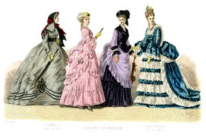 Fransk kostyme: Napoleon III, Present Fashions, 1882 av Unbekannt