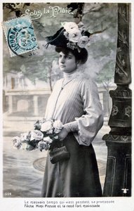 Fransk postkort, c1900 av Unbekannt