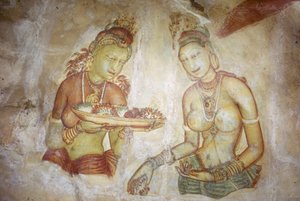 Fresco/Ladies of Sigiriya/Sri Lanka av Unbekannt