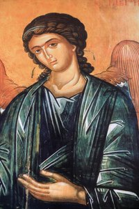 Freskomaleri i Agios Andreas-klosteret på Athos-fjellet Hellas av Unbekannt