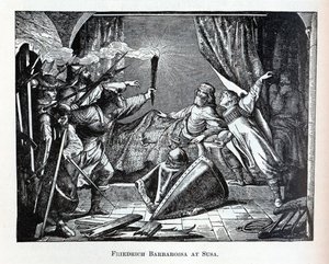 Friedrich Barbarossa i Susa, 1882 av Unbekannt