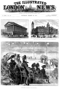 Forsiden av The Illustrated London News, 1887 av Unbekannt