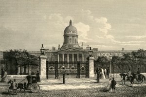 Forfra av Bethlehem sykehus, c1876. av Unbekannt