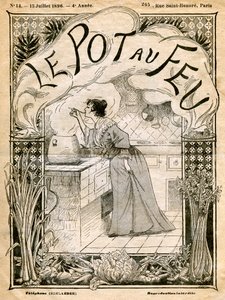 Forside av Le Pot au Feu, 15. juli 1896 av Unbekannt