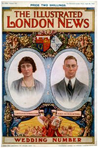 Forside av The Illustrated London News Wedding Number, 28. april 1923 av Unbekannt