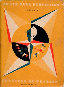 Forside av en guide til Festival of Britain, 1951 av Unbekannt