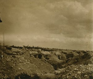 Frontlinje, Jonchery, Nord-Frankrike, c1914-c1918 av Unbekannt