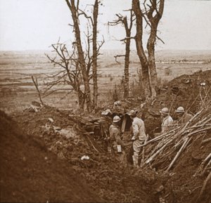Frontlinje, Les Éparges, Nord-Frankrike, c1914-c1918. av Unbekannt