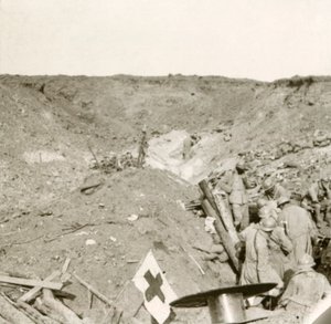 Frontlinje, Sailly-Saillisel, Nord-Frankrike, c1914-c1918 av Unbekannt