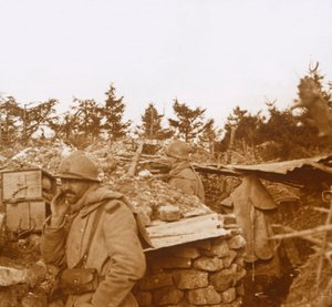 Frontlinje, Verdun, Nord-Frankrike, 1916 av Unbekannt