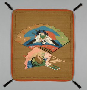 Fukusa Gift Cover, Japan, late Edo period 1789-1868 Meiji period 1868-1912, 19th century.    1205988   no       norwegian Successfully Translated  Original: Equestrian Portrait of a Noble, ca. 1775. Translat: Equestrian Portrait of a Noble, ca. 1775. 11854 av Unbekannt