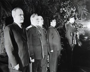 Begravelse til Joseph Stalin, Moskva, USSR, mars 1953 av Unbekannt
