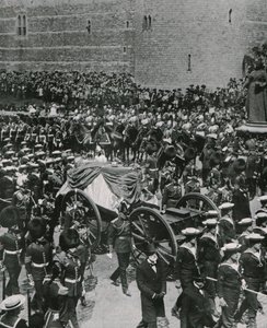 Begravelsesprosesjon til kong Edward VII, Windsor, 20. mai 1910. av Unbekannt
